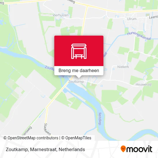 Zoutkamp, Marnestraat kaart