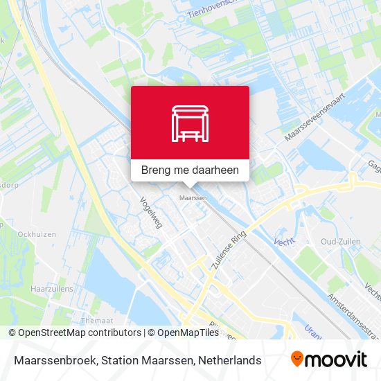 Maarssenbroek, Station Maarssen kaart