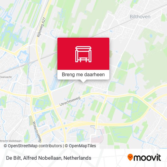 De Bilt, Alfred Nobellaan kaart