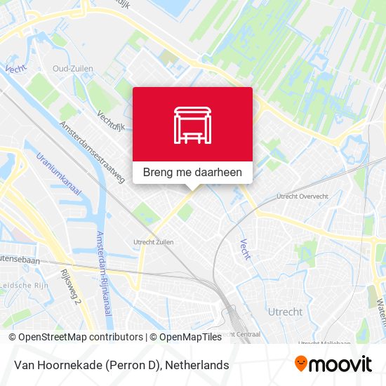 Van Hoornekade (Perron D) kaart