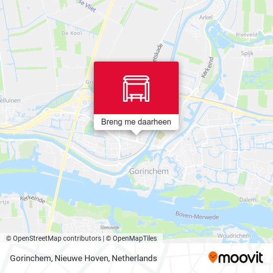 Gorinchem, Nieuwe Hoven kaart