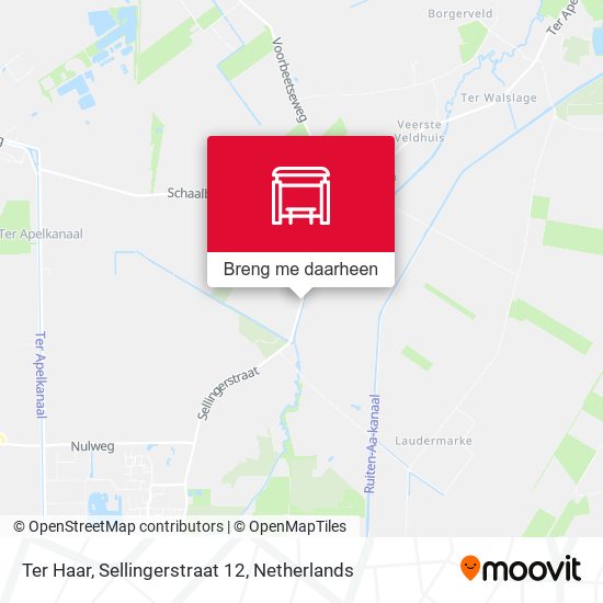 Ter Haar, Sellingerstraat 12 kaart