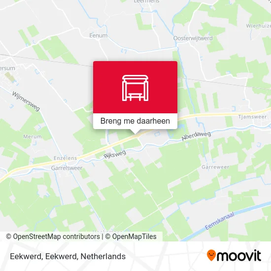 Eekwerd, Eekwerd kaart