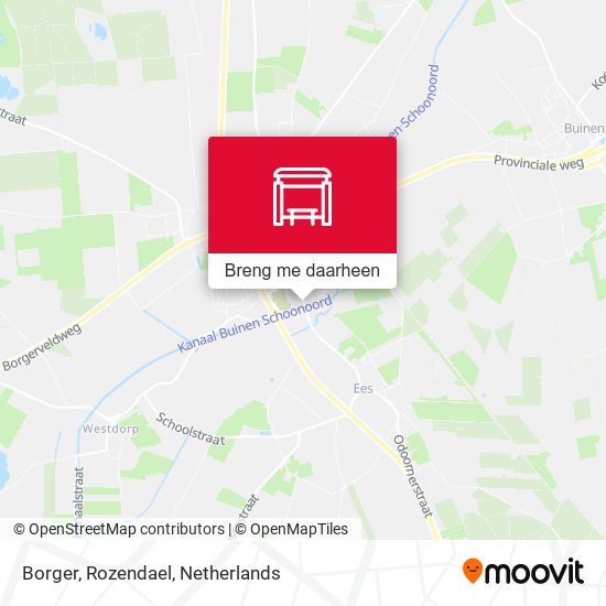 Borger, Rozendael kaart