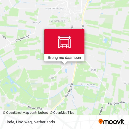 Linde, Hooiweg kaart