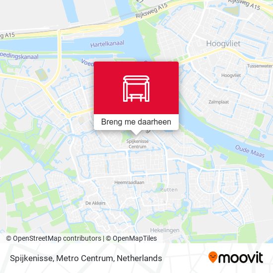 Spijkenisse, Metro Centrum kaart