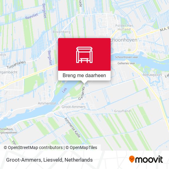Groot-Ammers, Liesveld kaart