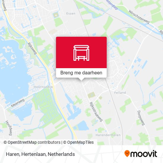 Haren, Hertenlaan kaart