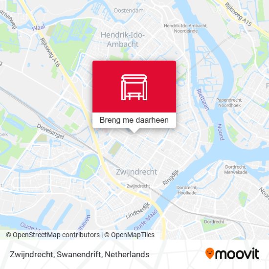 Zwijndrecht, Swanendrift kaart