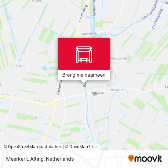 Meerkerk, Alting kaart