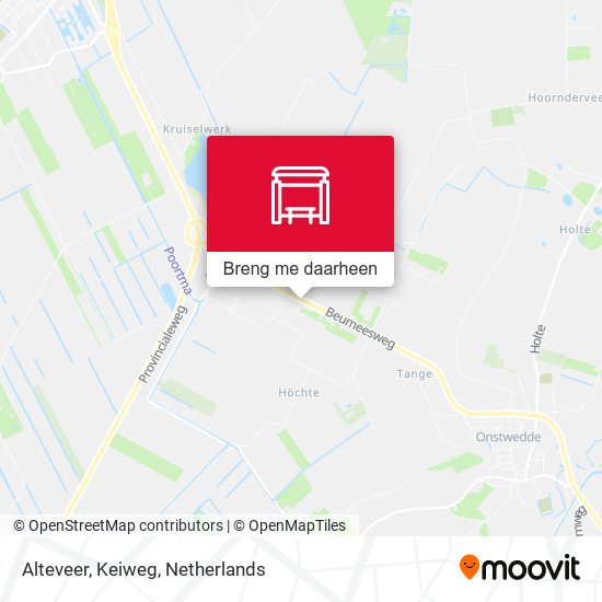 Alteveer, Keiweg kaart