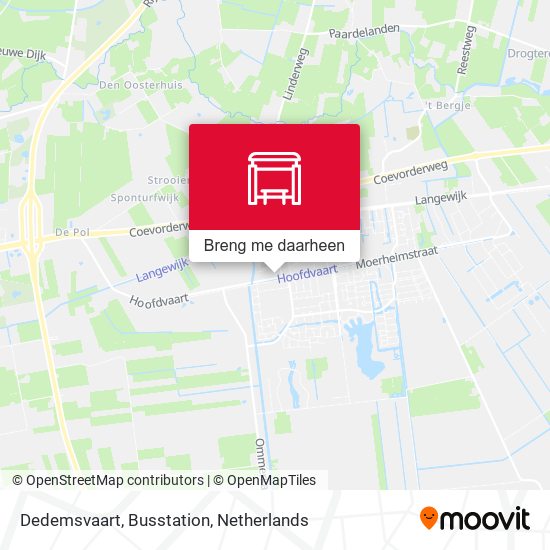 Dedemsvaart, Busstation kaart