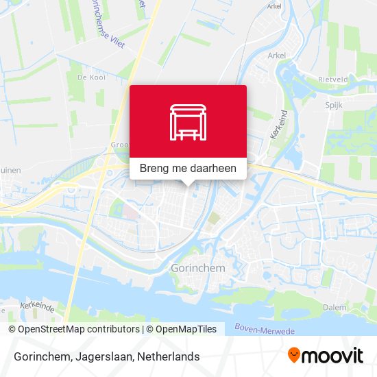 Gorinchem, Jagerslaan kaart