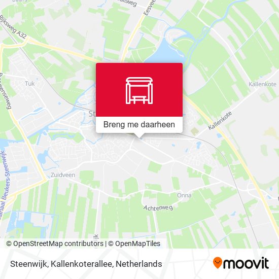 Steenwijk, Kallenkoterallee kaart