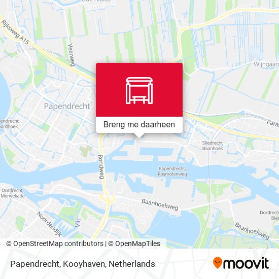 Papendrecht, Kooyhaven kaart