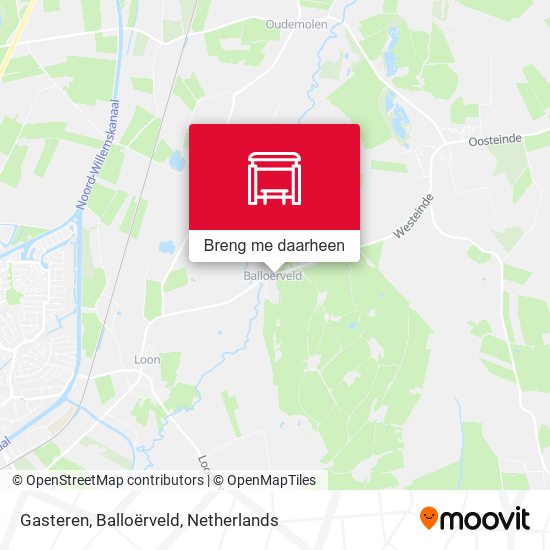 Gasteren, Balloërveld kaart