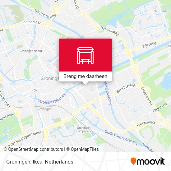 Groningen, Ikea kaart