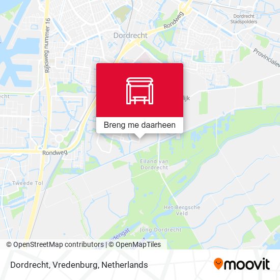 Dordrecht, Vredenburg kaart