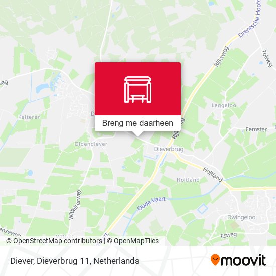 Diever, Dieverbrug 11 kaart