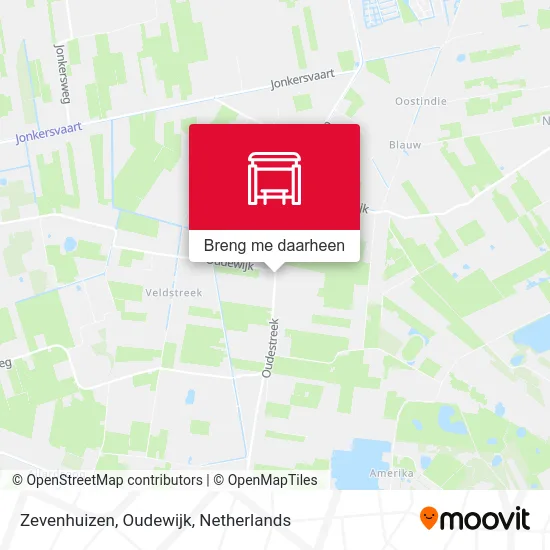 Zevenhuizen, Oudewijk kaart