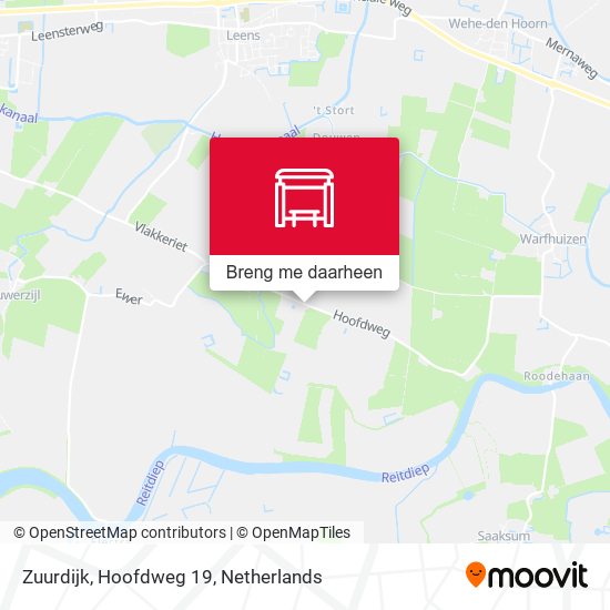 Zuurdijk, Hoofdweg 19 kaart