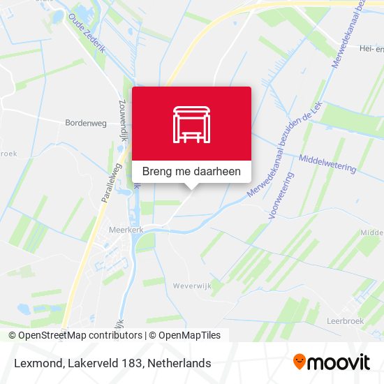 Lexmond, Lakerveld 183 kaart
