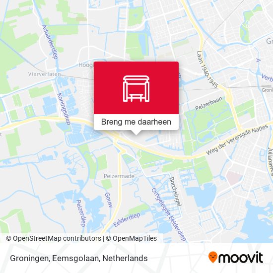 Groningen, Eemsgolaan kaart