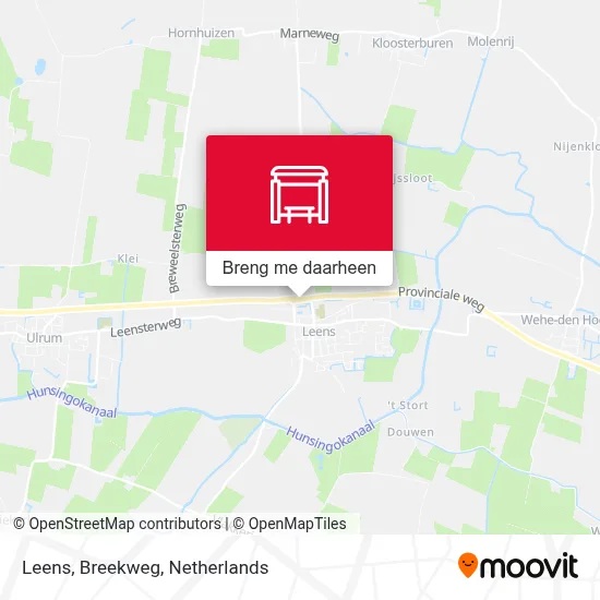 Leens, Breekweg kaart