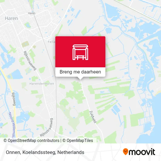 Onnen, Koelandssteeg kaart