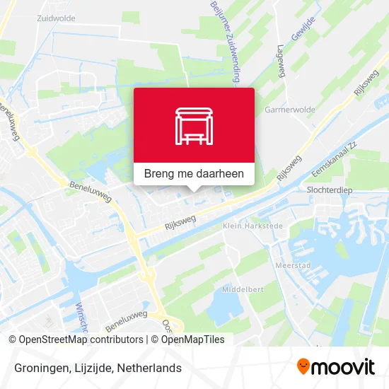 Groningen, Lijzijde kaart