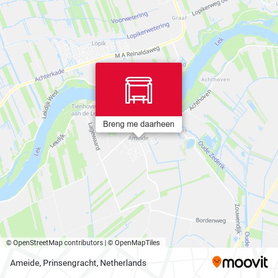 Ameide, Prinsengracht kaart