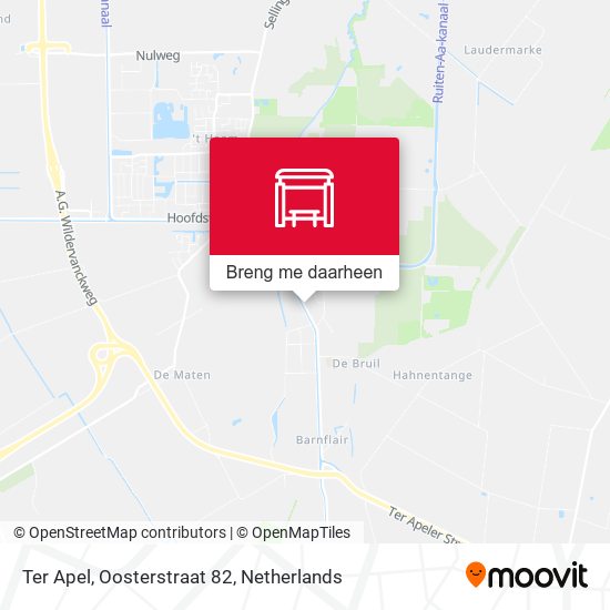 Ter Apel, Oosterstraat 82 kaart