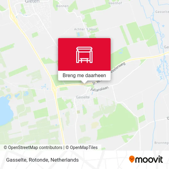 Gasselte, Rotonde kaart