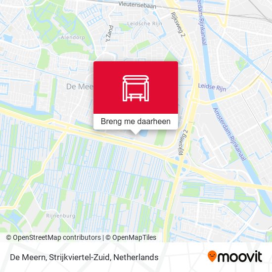 De Meern, Strijkviertel-Zuid kaart