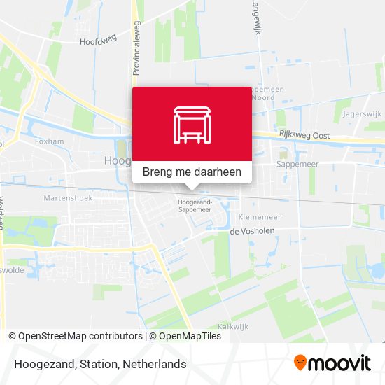 Hoogezand, Station kaart