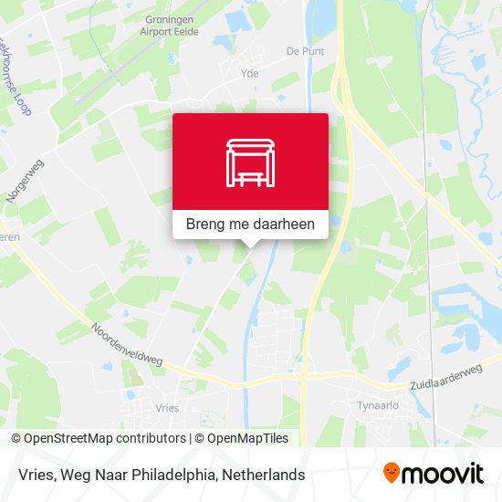 Vries, Weg Naar Philadelphia kaart