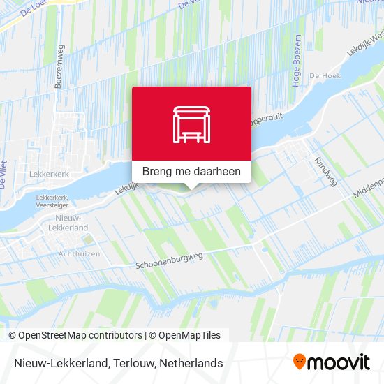 Nieuw-Lekkerland, Terlouw kaart
