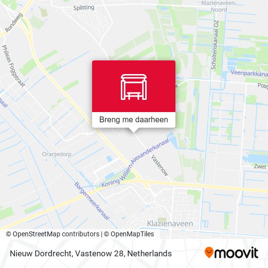 Nieuw Dordrecht, Vastenow 28 kaart