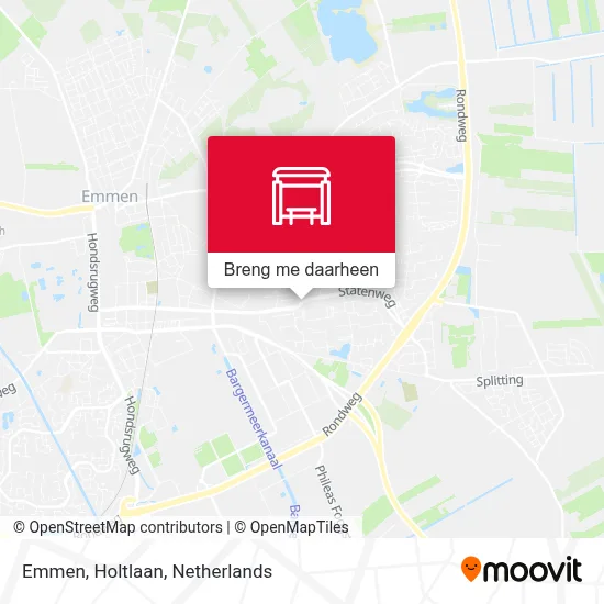 Emmen, Holtlaan kaart