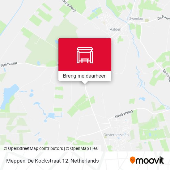 Meppen, De Kockstraat 12 kaart