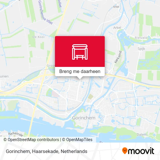Gorinchem, Haarsekade kaart