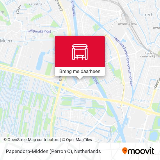 Papendorp-Midden (Perron C) kaart