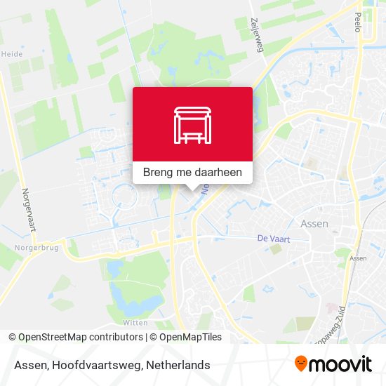 Assen, Hoofdvaartsweg kaart