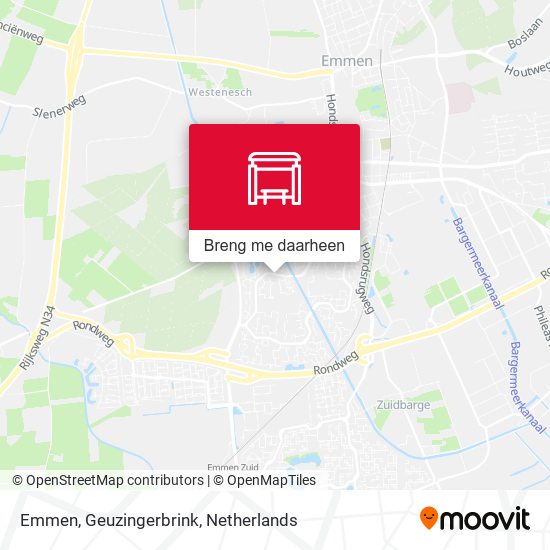 Emmen, Geuzingerbrink kaart