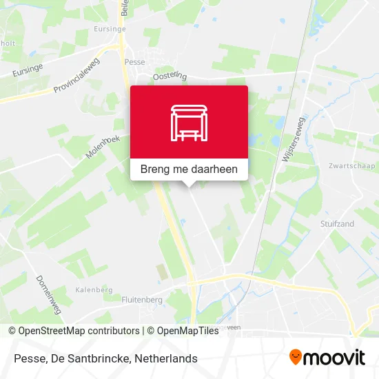 Pesse, De Santbrincke kaart