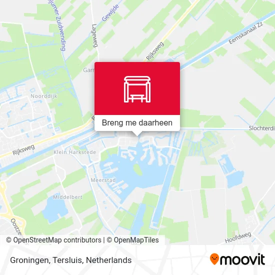 Groningen, Tersluis kaart