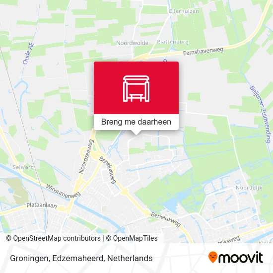 Groningen, Edzemaheerd kaart