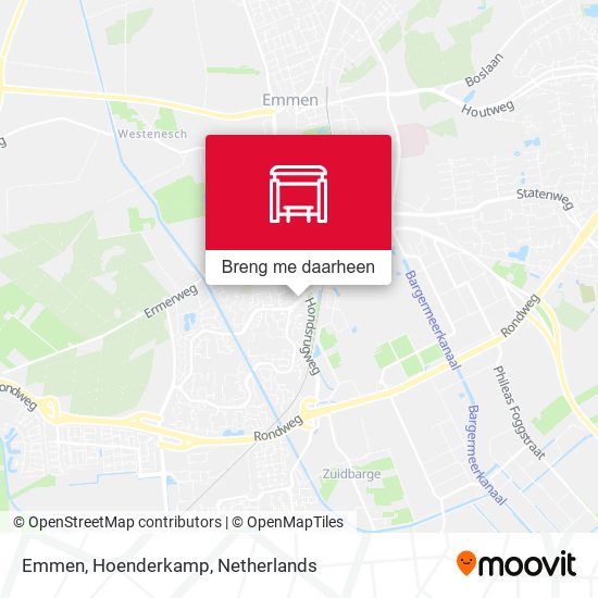 Emmen, Hoenderkamp kaart