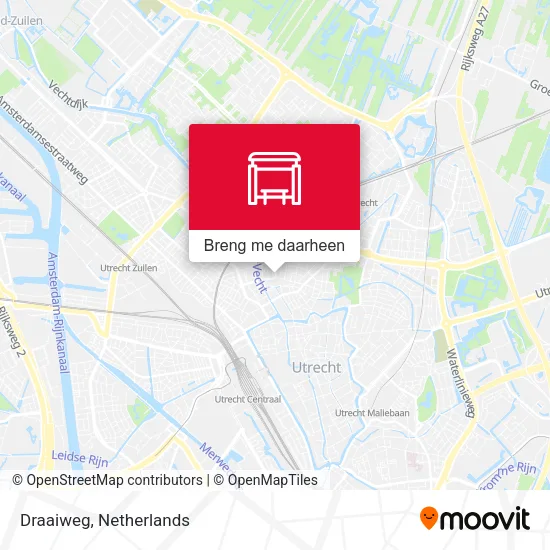 Draaiweg kaart
