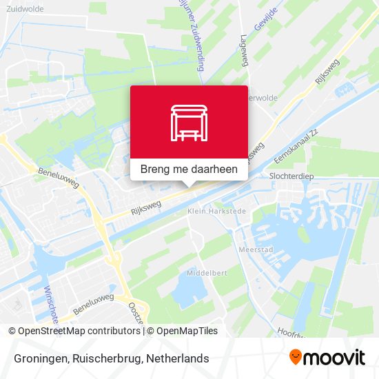 Groningen, Ruischerbrug kaart